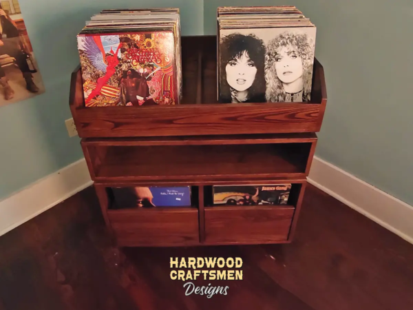 Jacksonville Dovetail Vinyl Record Shelves & Cabinets - Image 3
