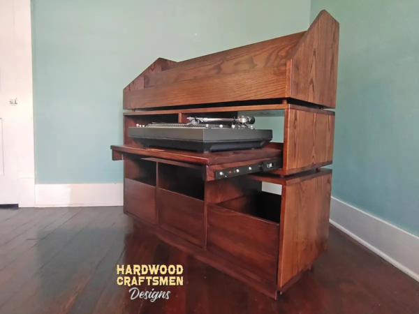 LA Record Storage Cabinet & Dovetail Drawers - Image 7
