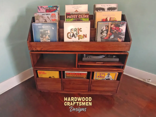 Louisville Dovetail Vinyl Record Shelves & Cabinets - Image 3