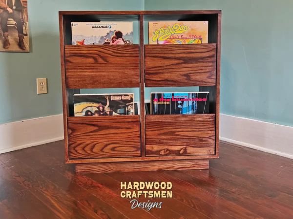 Dovetail Vinyl Record Shelves & Cabinets 2x2 - Image 2