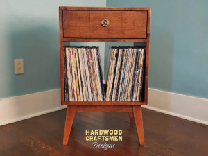 cherry-record-cabinet-with-drawers-solid-wood-vinyl-storage-small-record-player-stand
