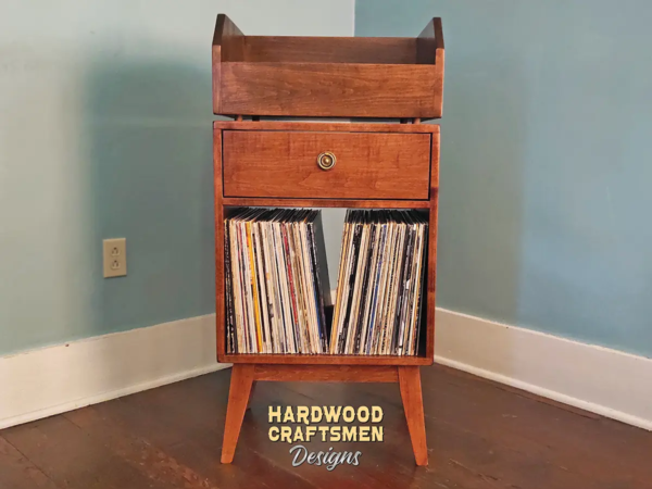 Chicago Record Storage Cabinet with Drawer - Image 2