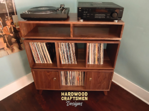 large "walnut" record player stand, stereo cabinet with drawers & doors, tall vinyl record storage cabinet large-"walnut"-record-player-stand-stereo-cabinet-with-drawers-&-doors-tall-vinyl-record-storage-cabinet