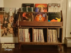 tall large vinyl storage cabinet, 9 "LP flip-bin” record stand, "WALNUT" vinyl record storage cabinet tall-large-vinyl-storage-cabinet-9-"LP-flip-bin”-record-stand-"WALNUT"-vinyl-record-storage-cabinet