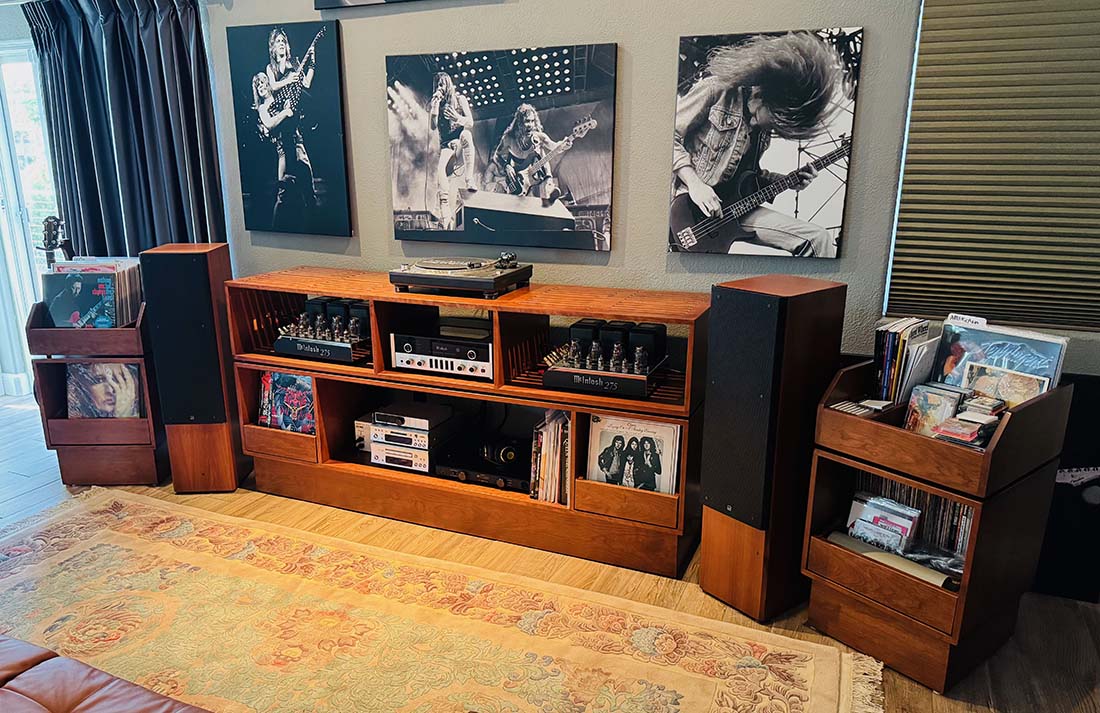 Vinyl Record Storage & Custom Furniture | Hardwood Craftsmen
