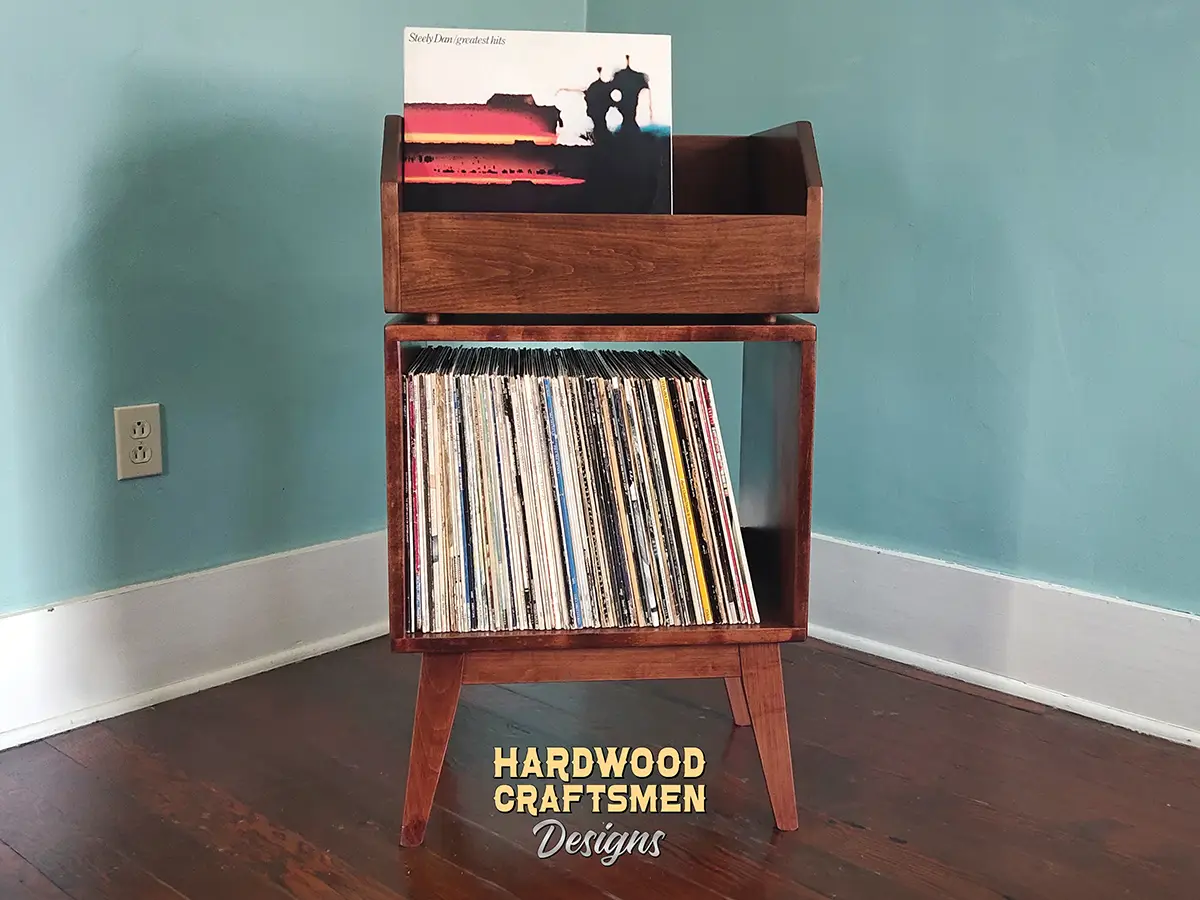 2 x 1 Vinyl Record Storage Cabinet - Image 2