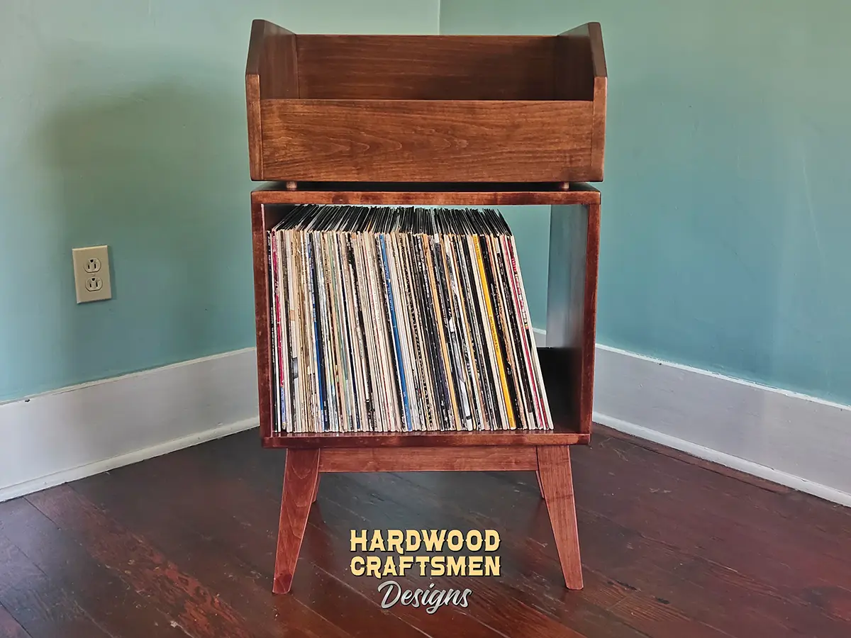 2 x 1 Vinyl Record Storage Cabinet - Image 4