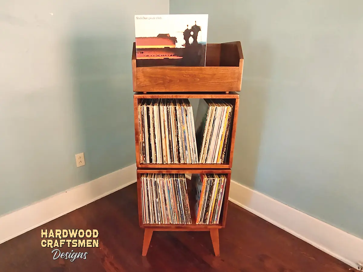3 x 1 Vinyl Record Storage Cabinet