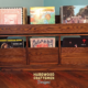 Dovetail 3 x 1.5 record storage cabinet features 3 pull out vinyl drawers & 3 upper LP flip bins. This vinyl stand is available in solid walnut, ash, red oak, maple, cherry and oak, all on a 3 inch 100% hardwood plinth base.