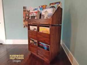 oak vinyl record storage cabinet, 6-flip-bin, 4-drawer oak-vinyl-record-storage-cabinet-6-flip-bin-4-drawer
