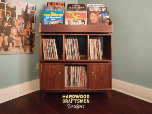 "WALNUT" vinyl record cabinet with doors, large record stand, tall walnut vinyl record storage cabinet "WALNUT"-vinyl-record-cabinet-with-doors-large-record-stand-tall-walnut-vinyl-record-storage-cabinet