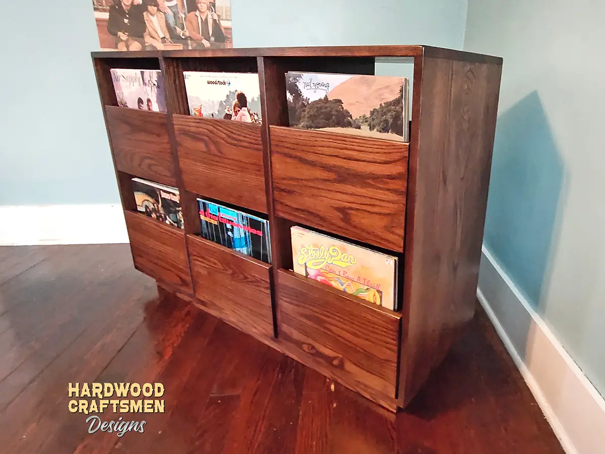 Oak Record Storage Cabinet, 9-Flip-Bin, 6-Drawer - Image 22