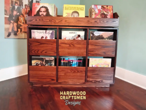 oak-record-storage-cabinet-3-flip-bin-6-drawer
